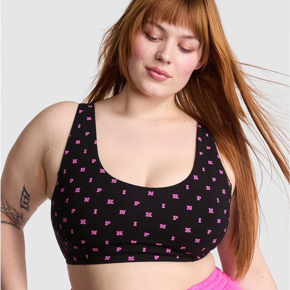 Victoria’s Secret PINK All-Day Cotton Scoop Sports Bra